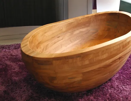Vasca da bagno in legno