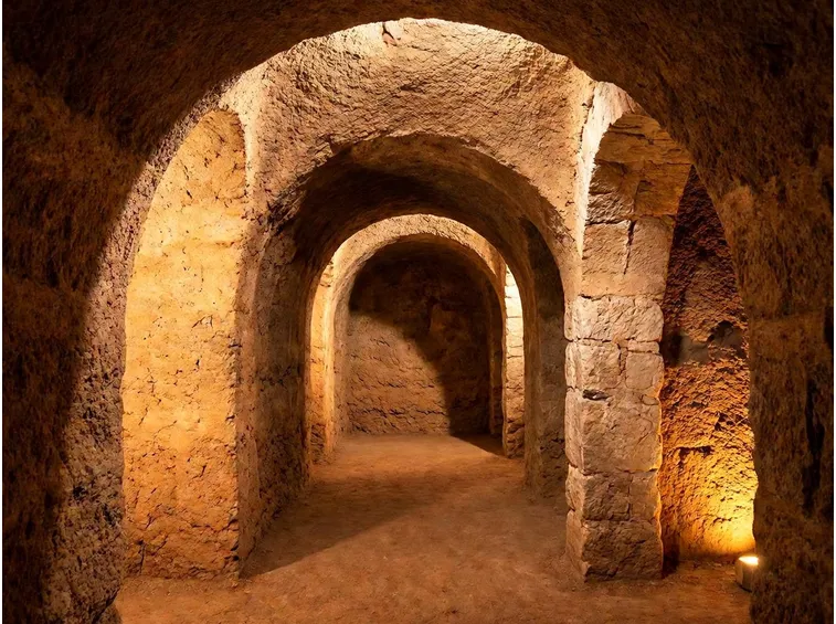 La cantina nella roccia