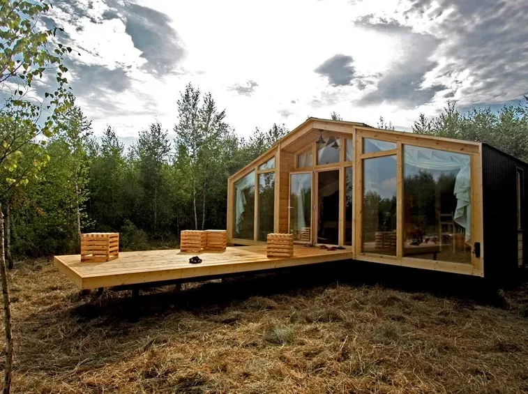 casa ecologica in legno