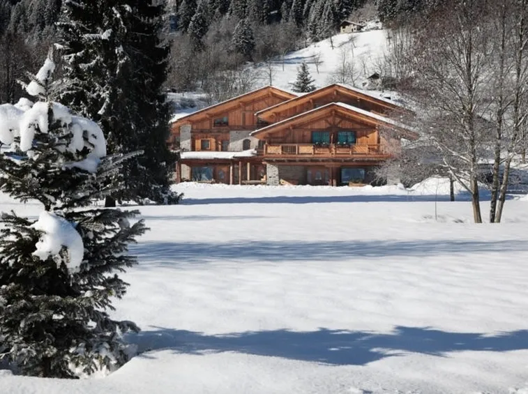 Casa in montagna inverno