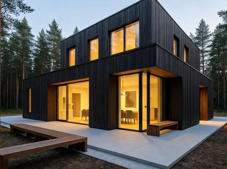 Casa Zeb con più moduli