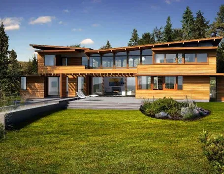 Casa antisisimica in legno