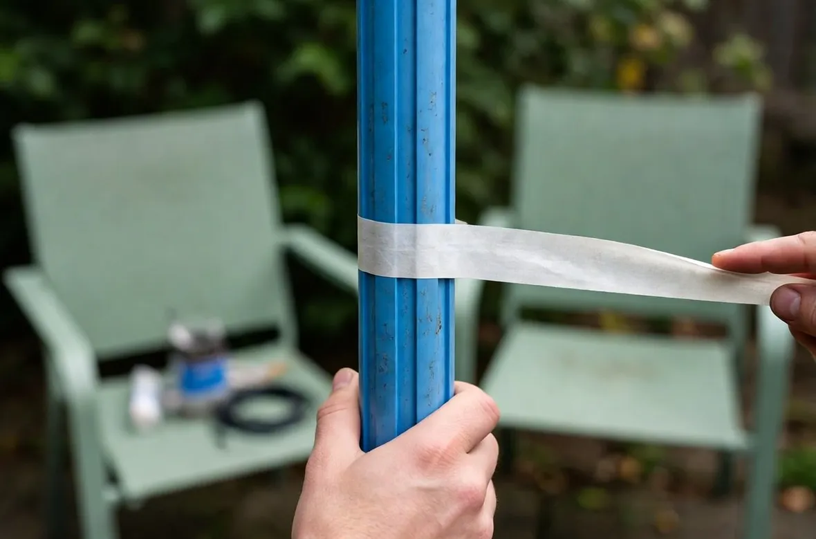 Riparazione tubo in pvc