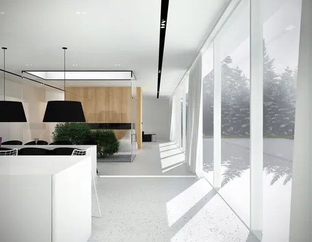 Interno di una casa minimalista