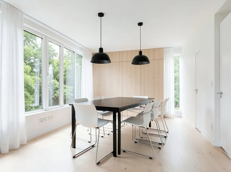 Interno di una casa minimalista