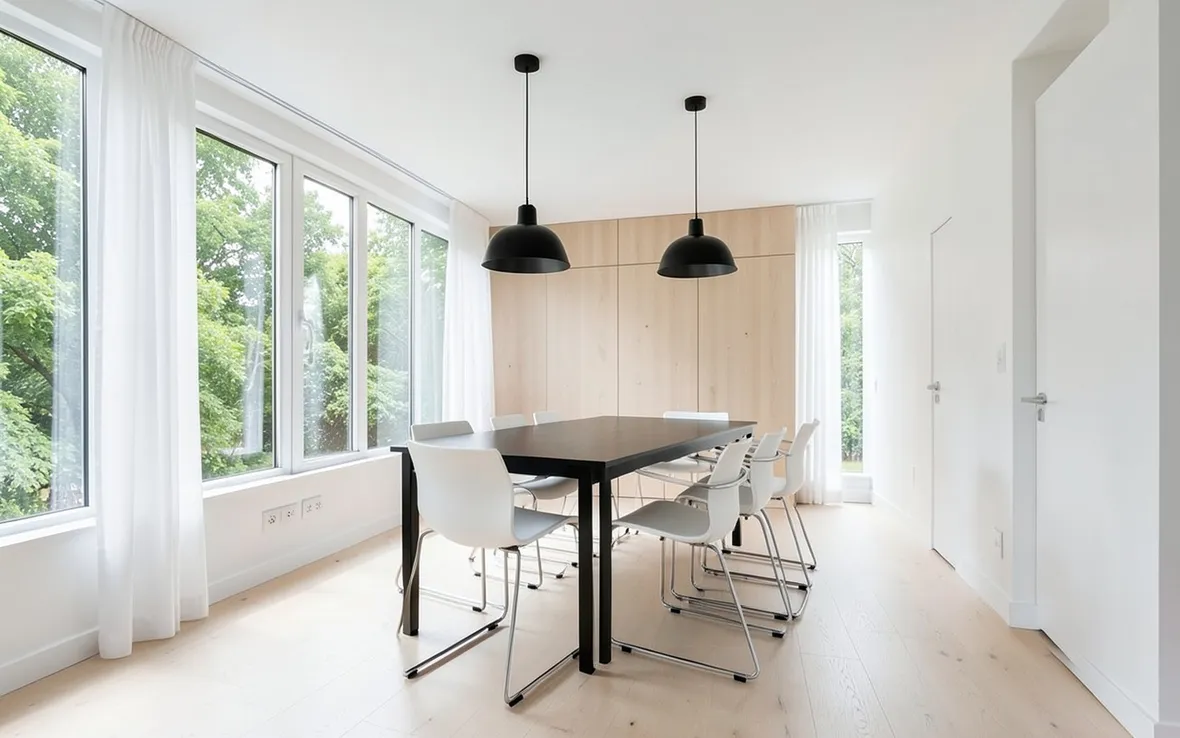Interno di una casa minimalista