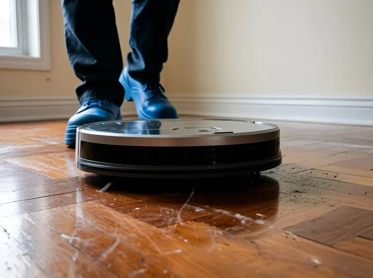 Robot per la pulizia del parquet
