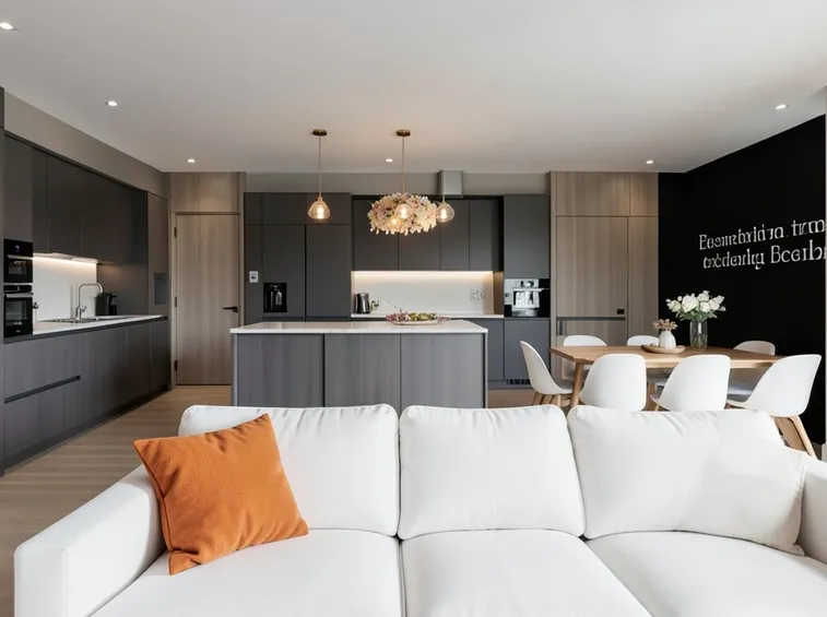Cucina soggiorno open space