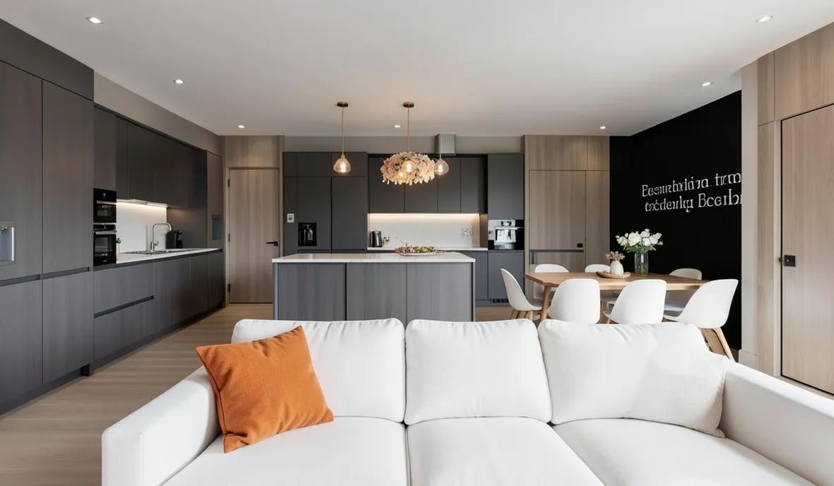 Cucina soggiorno open space