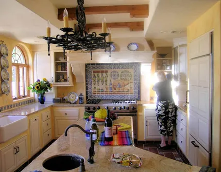 Ottimizzazione degli spazi di una cucina in muratura