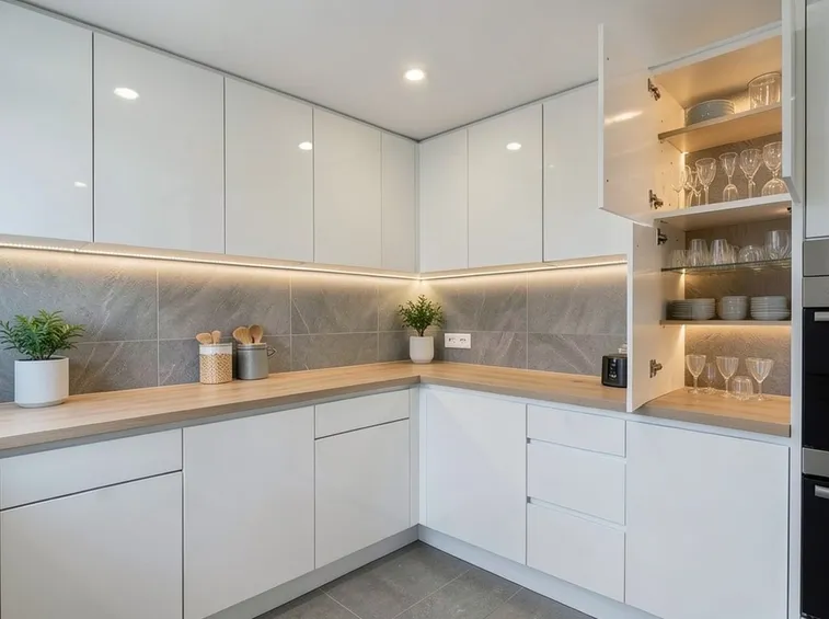 Cucina su misura ad angolo