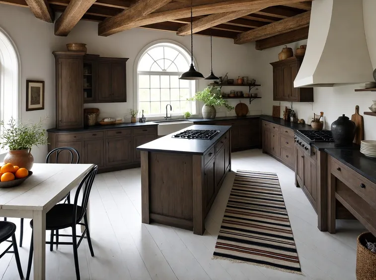 Cucina artigianale in legno