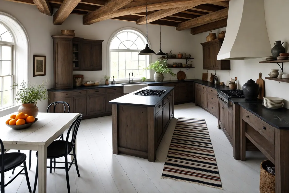 Cucina artigianale in legno