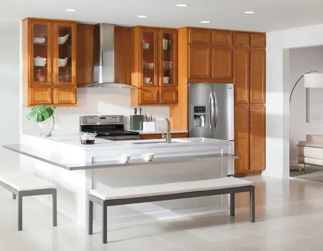 Cucina con penisola