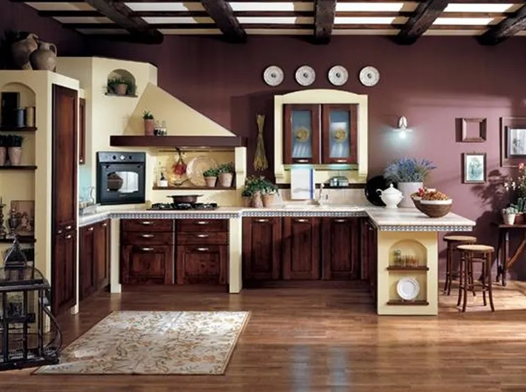 Realizzare cucina in finta muratura