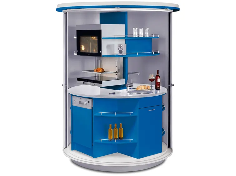 Cucina monoblocco circolare