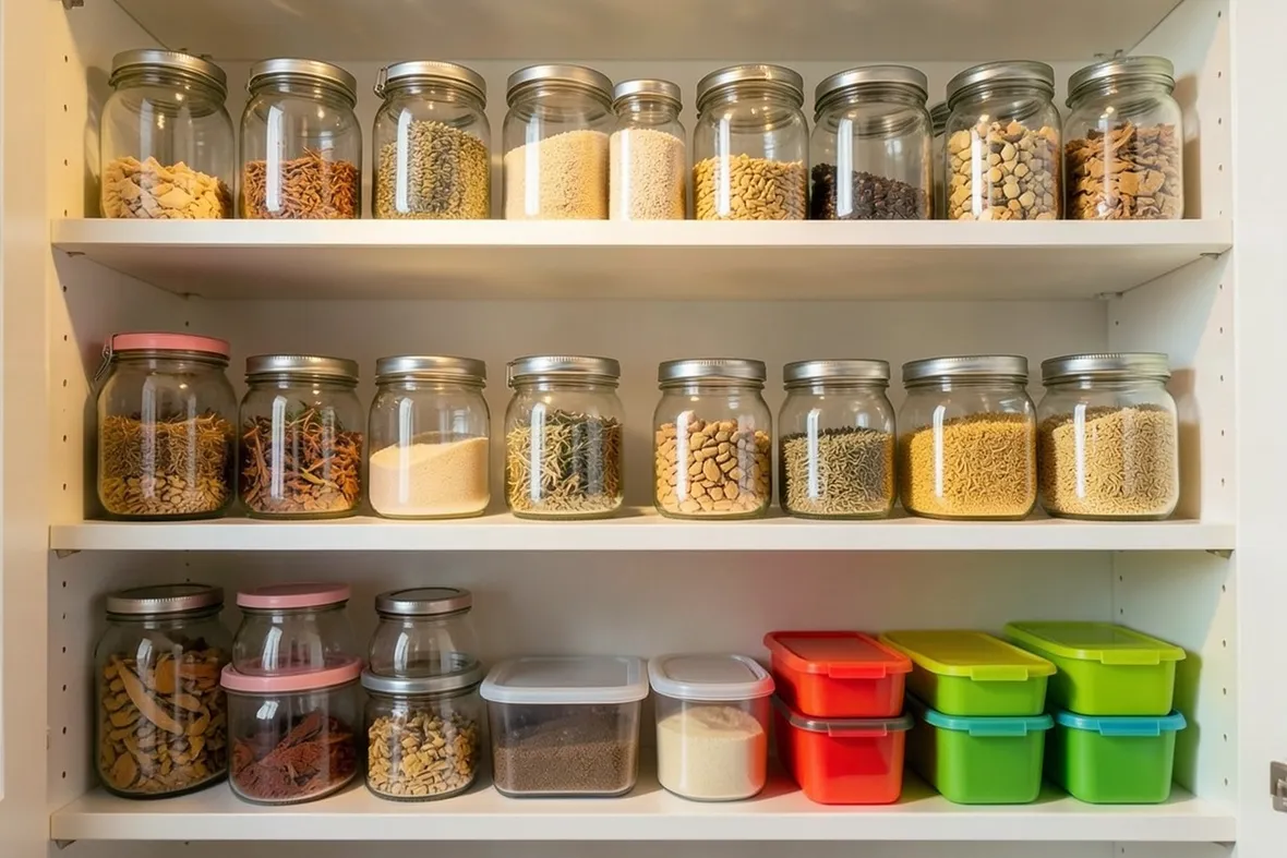 Organizzazione e ordine in dispensa