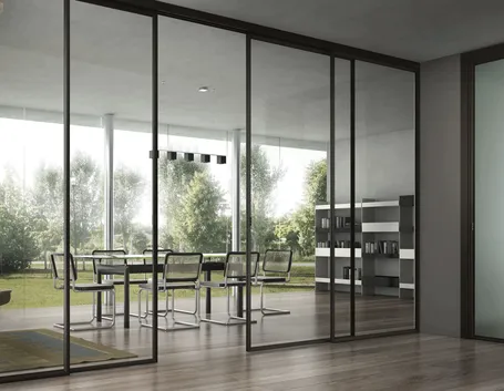 esempio di porte in vetro