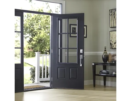 Porta in legno e vetro