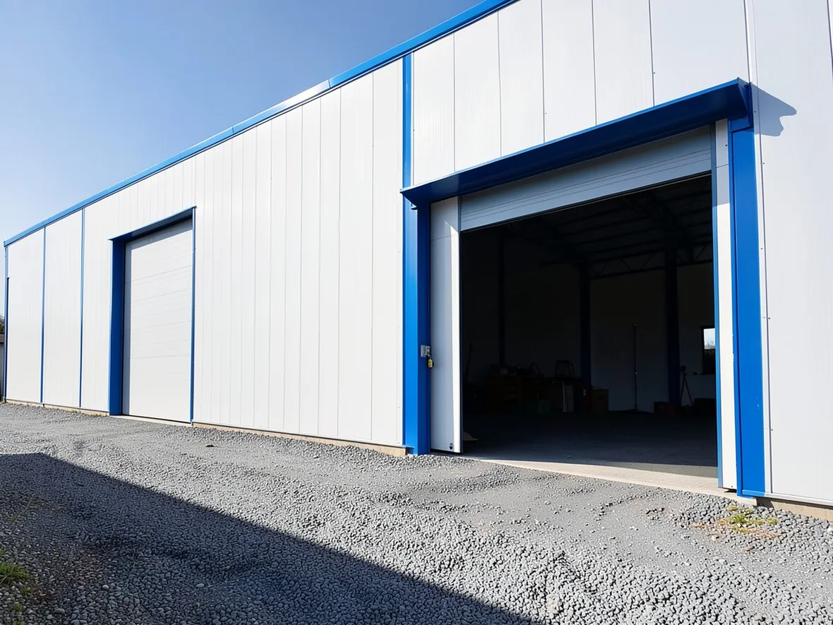 Portone scorrevole per garage