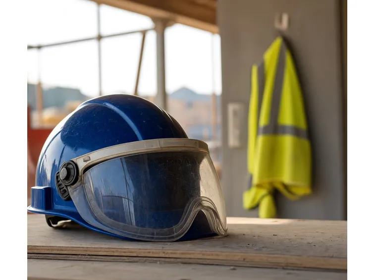 Elmetto di protezione da cantiere