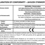 Certificato conformità