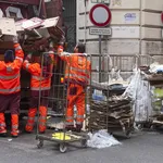Raccolta rifiuti a Roma