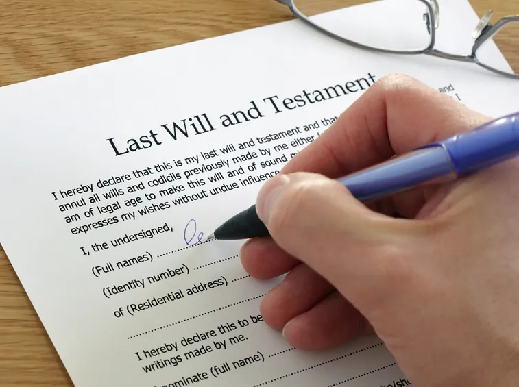 Firma del testatore