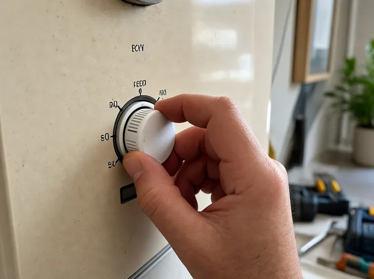 Regolazione manuale caldaia