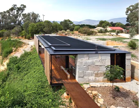 casa con riscaldamento ecologico