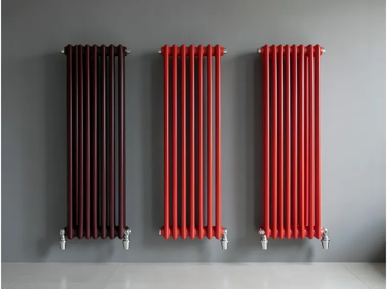 Termosifoni a colonna cromati