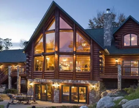 Una casa in legno