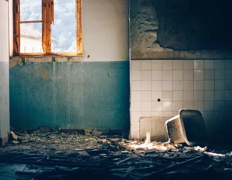 Bagno da ristrutturare