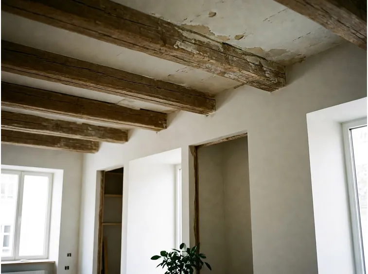 Un interno in via di ristrutturazione