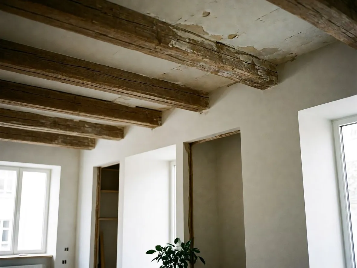 Un interno in via di ristrutturazione