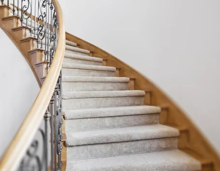 Corrimano standard in legno per scala interna
