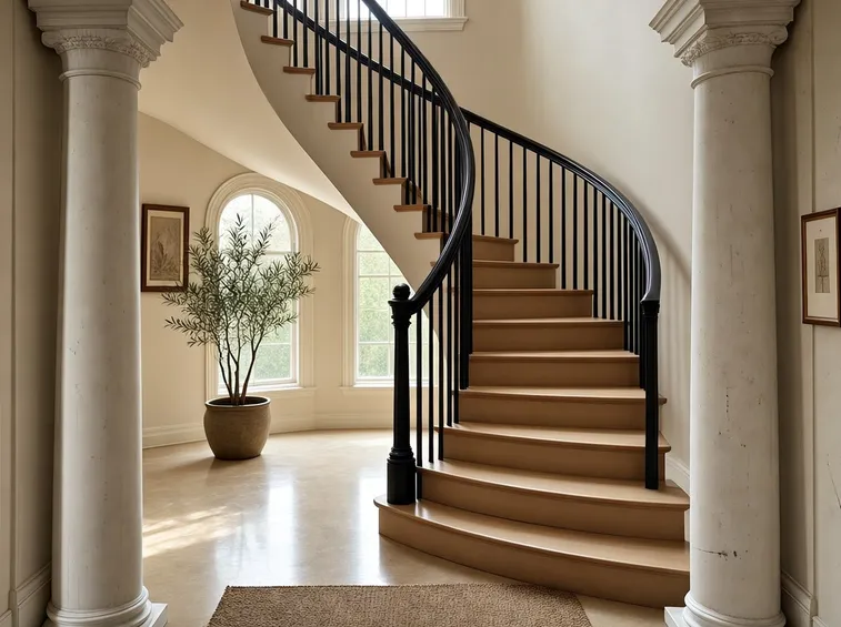 Parapetto in legno, modello di Artistic Stairs