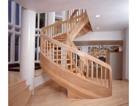 Scale elicoidale in legno
