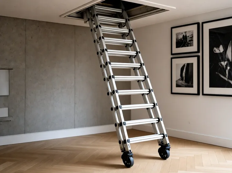 Scala retrattile a soffietto