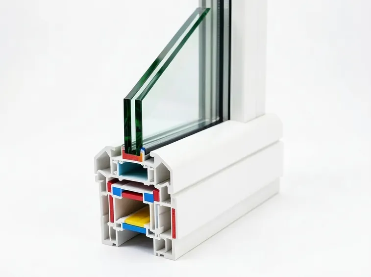 La struttura di una finestra in PVC