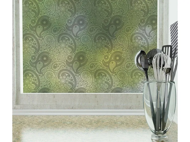 pellicola per vetri decorata
