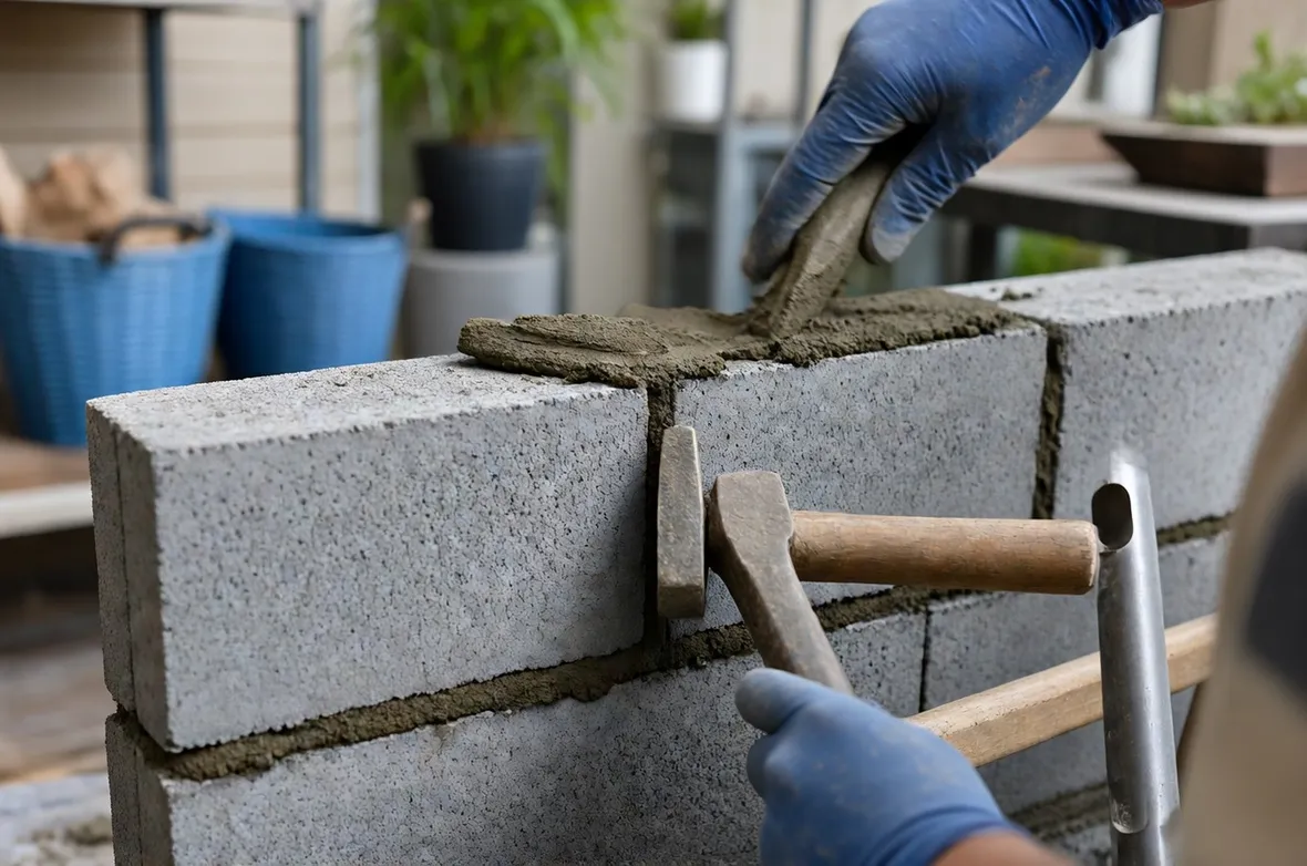 La costruzione di un muro perimetrale