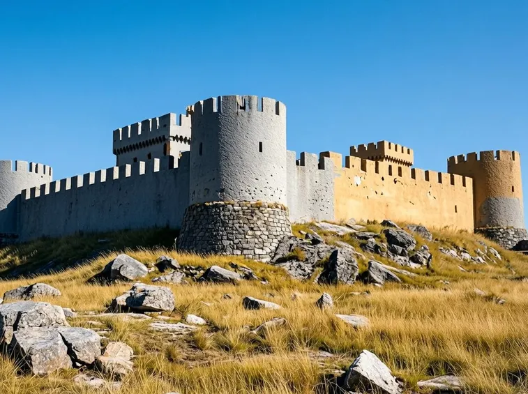 Un'antica fortezza medioevale