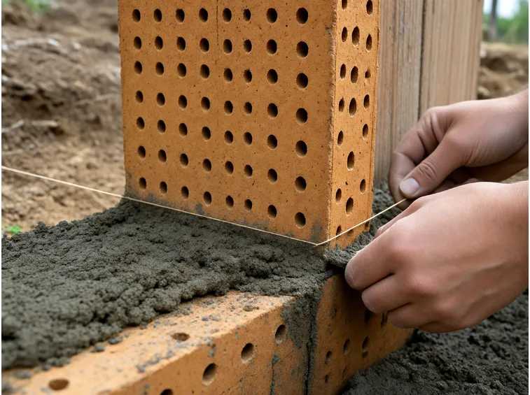 Muratura in blocchi isolanti