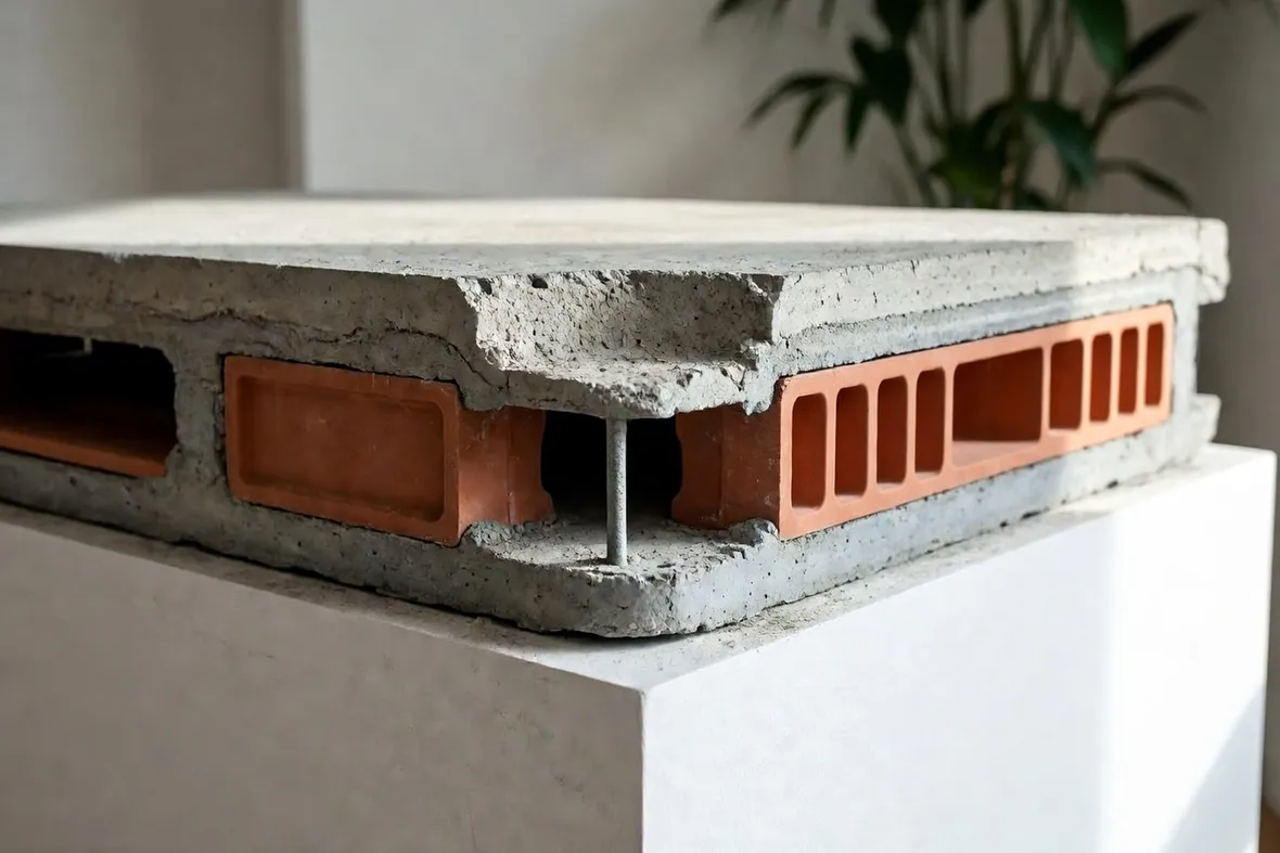 La struttura del solaio in laterocemento