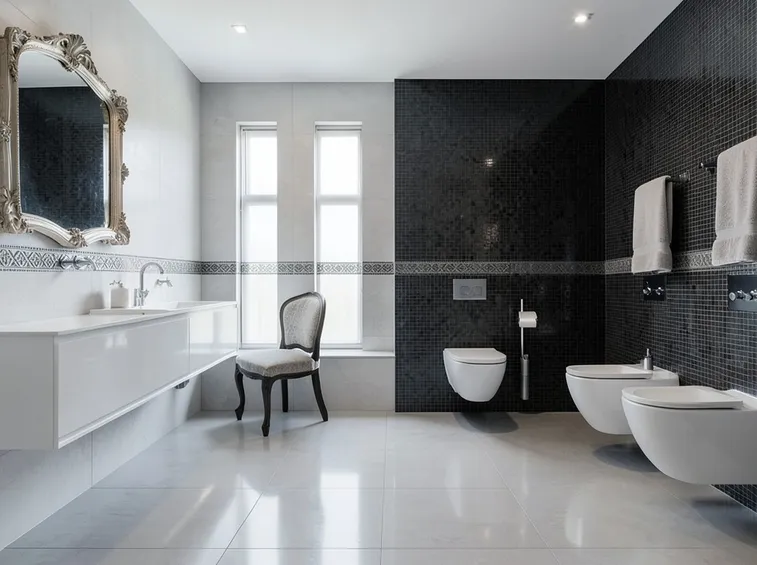 Esempio di ceramiche per bagni