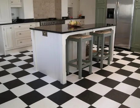 Piastrelle in PVC in cucina