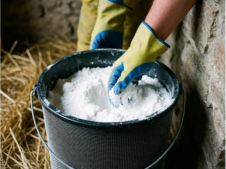 Lavorazione della calce viva