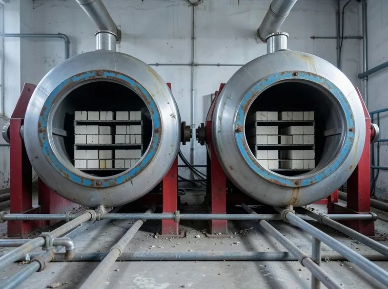 Il Siporex, dopo una lievitazione di circa 12 ore, viene 