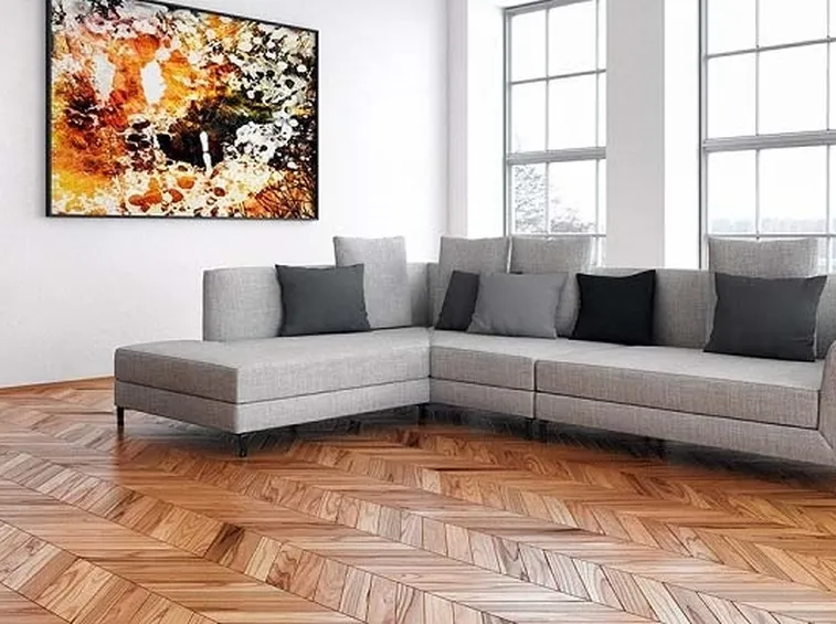 Finto parquet per salotto
